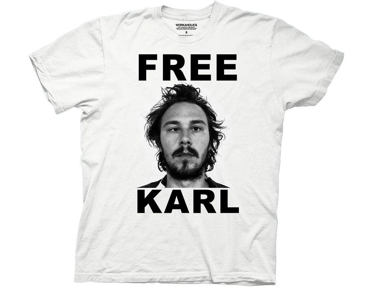 Workaholics Free Karl Mug Shot T-shirt