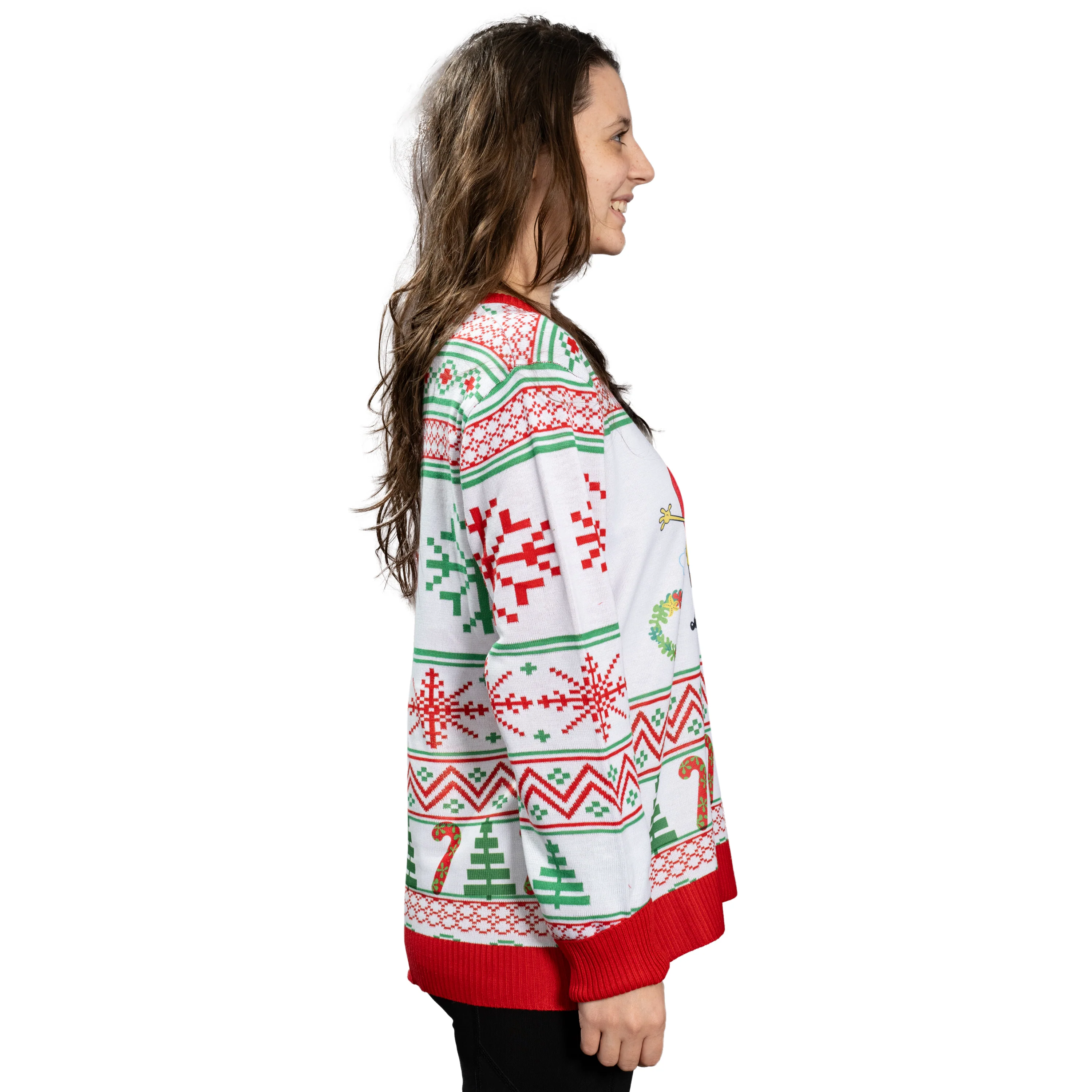 Wrap Star SpongeBob Christmas Sweater - Image 4