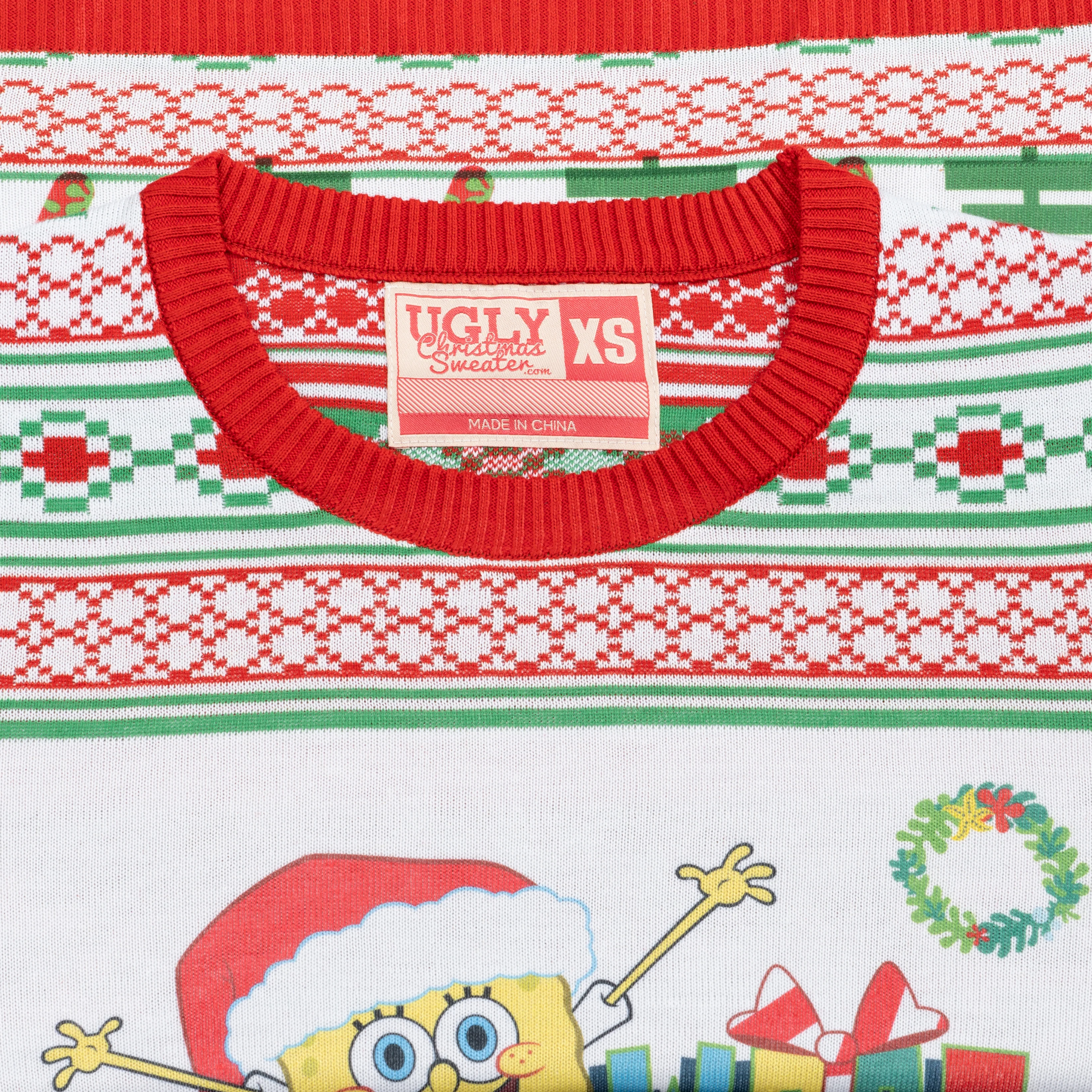 Wrap Star SpongeBob Christmas Sweater - Image 8