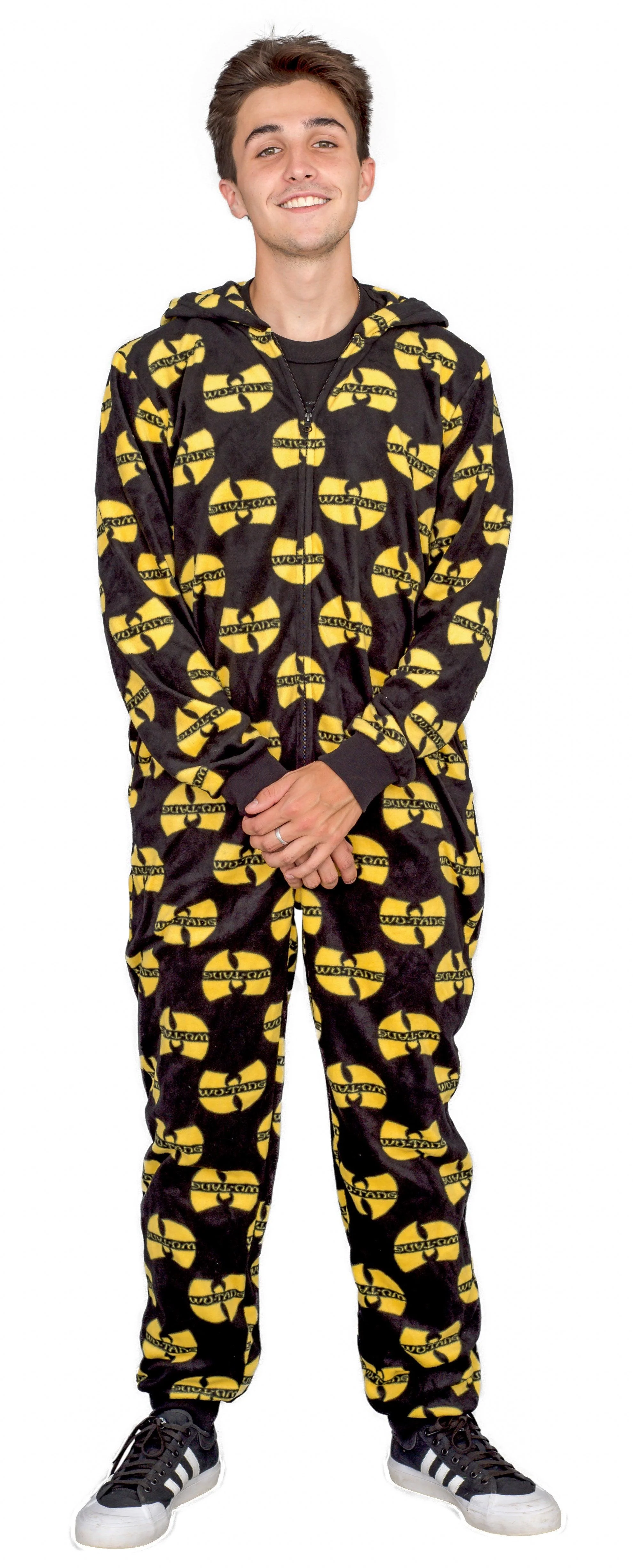 Wu-Tang Clan Logo Adult Pajama Union Suit - Image 2
