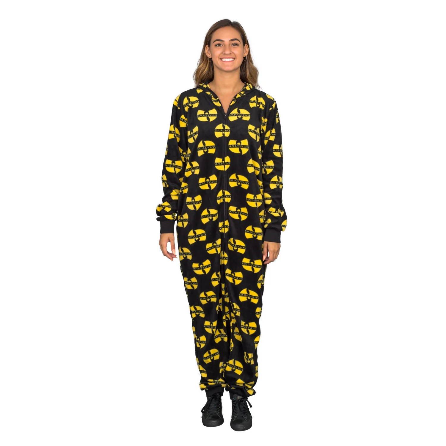 Wu-Tang Clan Logo Adult Pajama Union Suit - Image 5