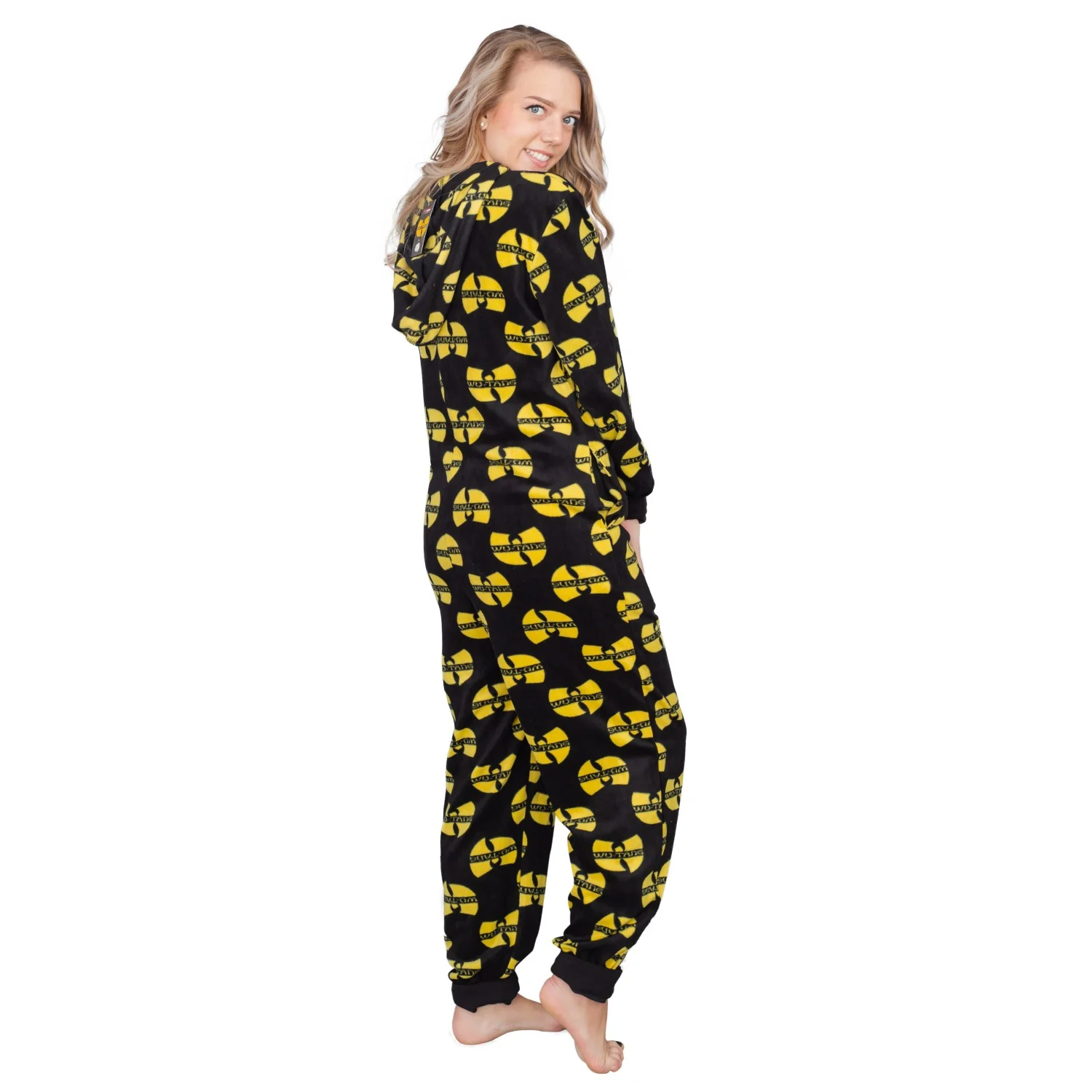 Wu-Tang Clan Logo Adult Pajama Union Suit - Image 6