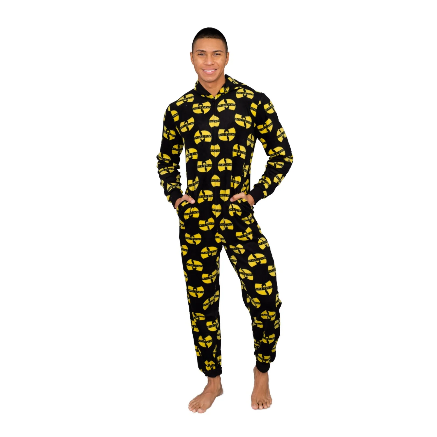 Wu-Tang Clan Logo Adult Pajama Union Suit - Image 9