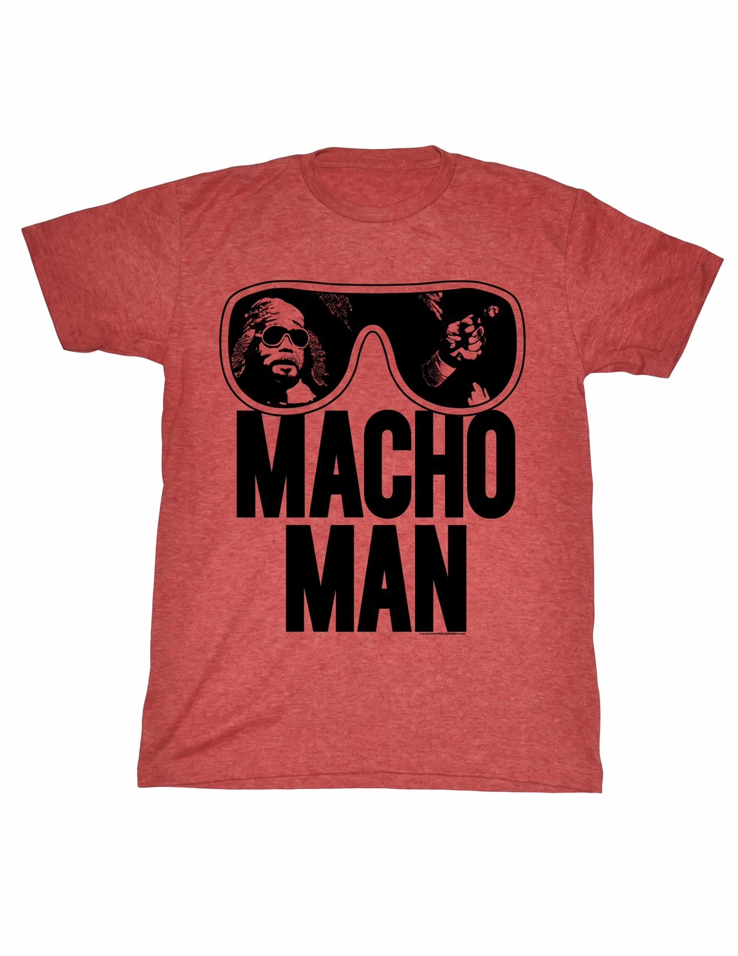 WWE Old School Macho Man 1980s Unisex Replica Halloween Cosplay Costume T-Shirt - Image 4