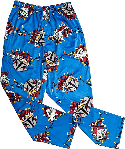 Yoda Grogu Lights Blue Lounge Pants - Image 5