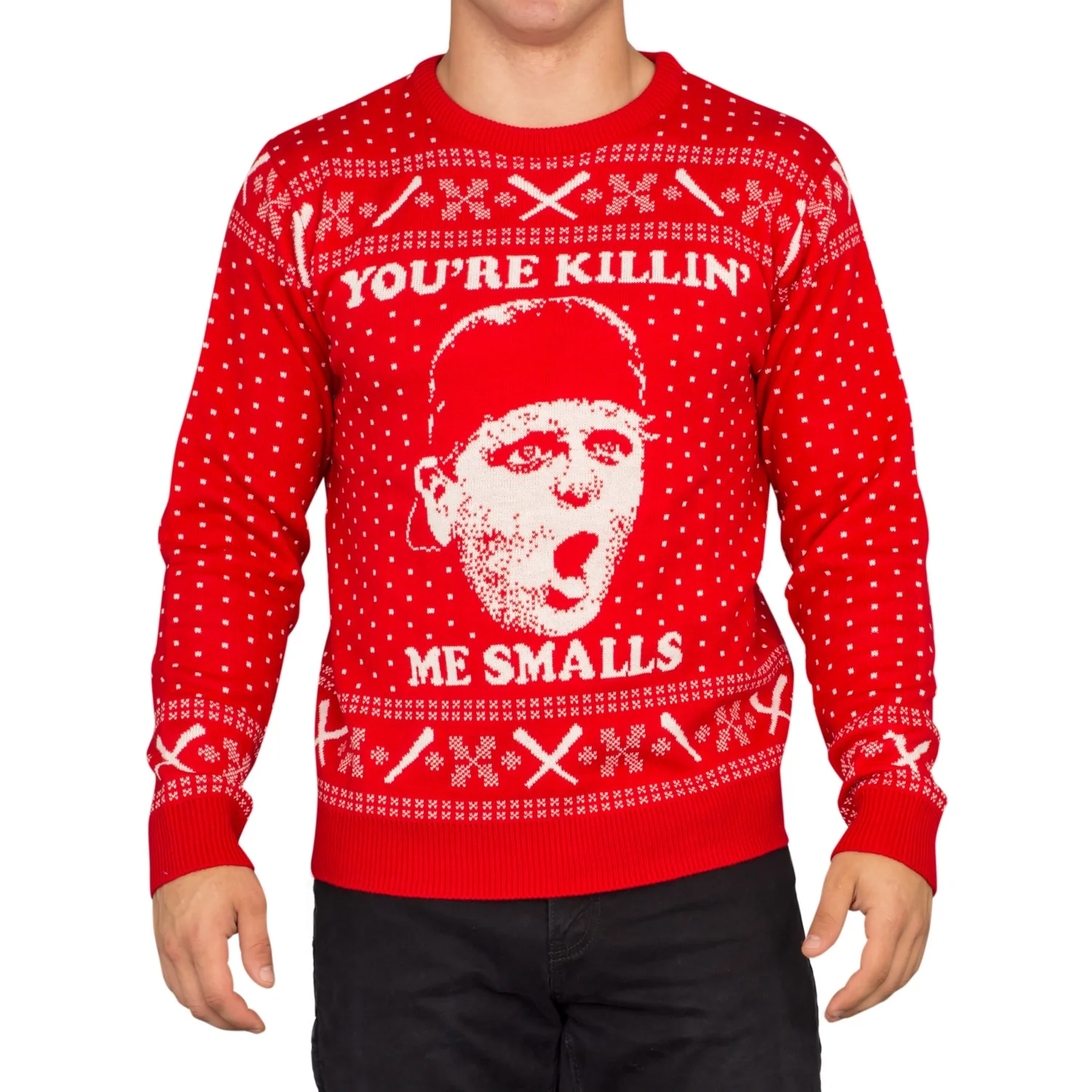 Baseball Sand Field Unisex You're Killin' Me Smalls Ugly Christmas Sweater - Image 8