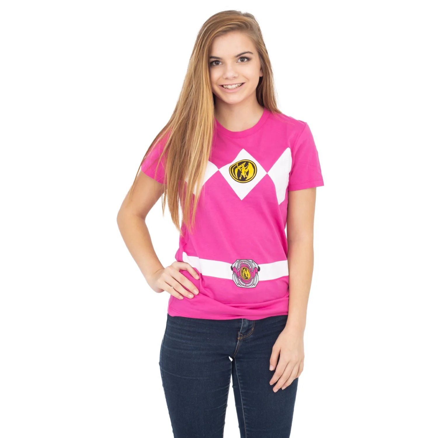 Youth Unisex Power Rangers Halloween Cosplay Costume T-Shirt - Image 4
