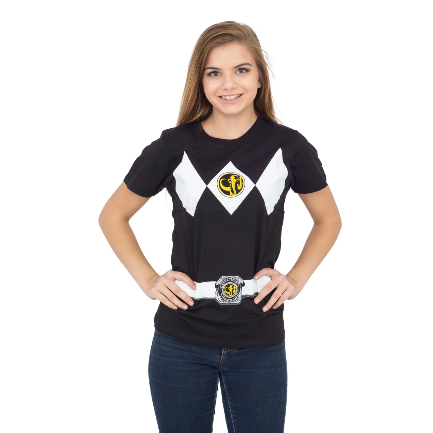 Youth Unisex Power Rangers Halloween Cosplay Costume T-Shirt - Image 5
