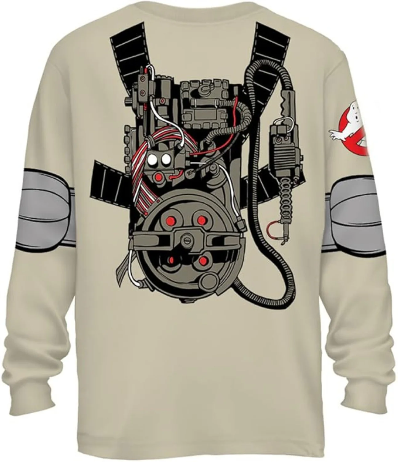 Zeddemore Long Sleeve Costume T-Shirt With Back Print - Image 2