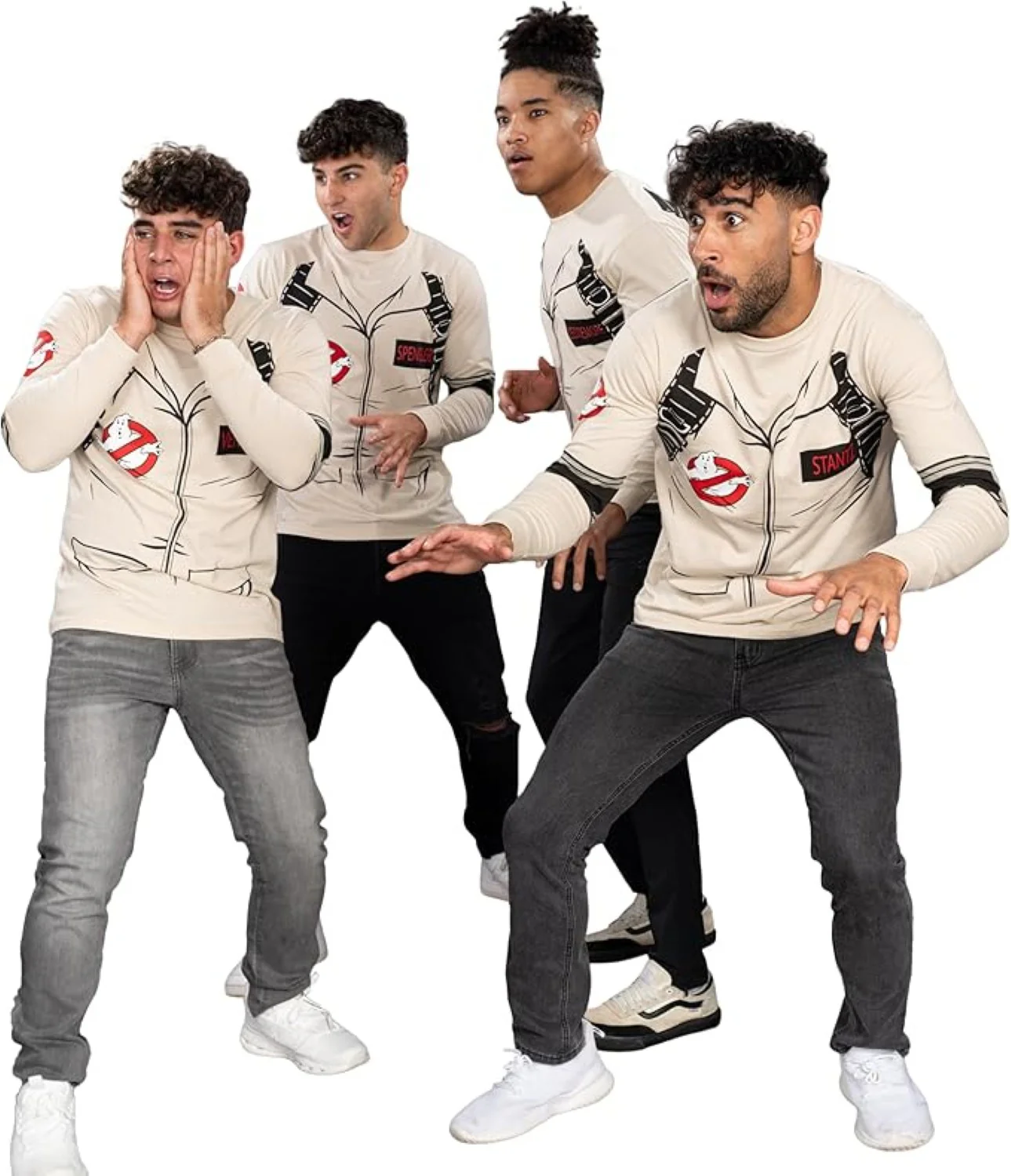 Zeddemore Long Sleeve Costume T-Shirt With Back Print - Image 5
